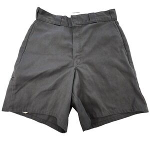 Dickies‎ Shorts Mens 31 Charcoal Gray Work Twill Multi Pocket Utility Chino